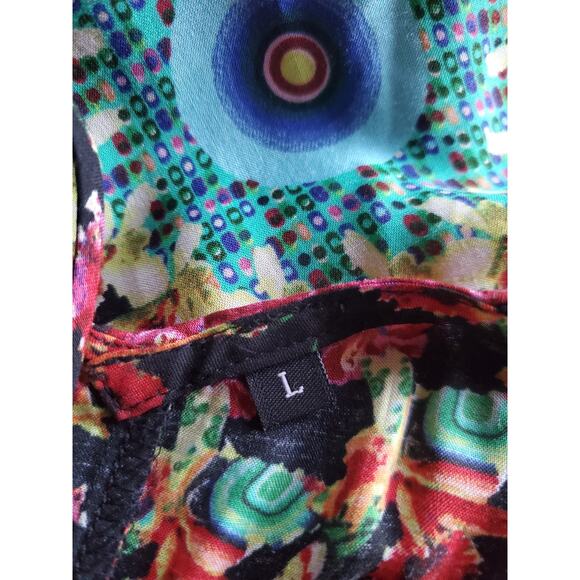 Desigual Women's Long HAWAII Sundress Dress Large - Picture 9 of 9